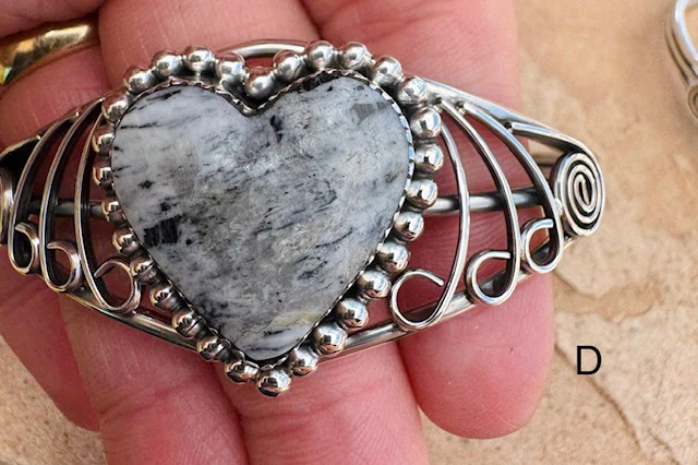 White Buffalo Heart Cuff - Image 5