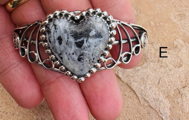 White Buffalo Heart Cuff - Image 6