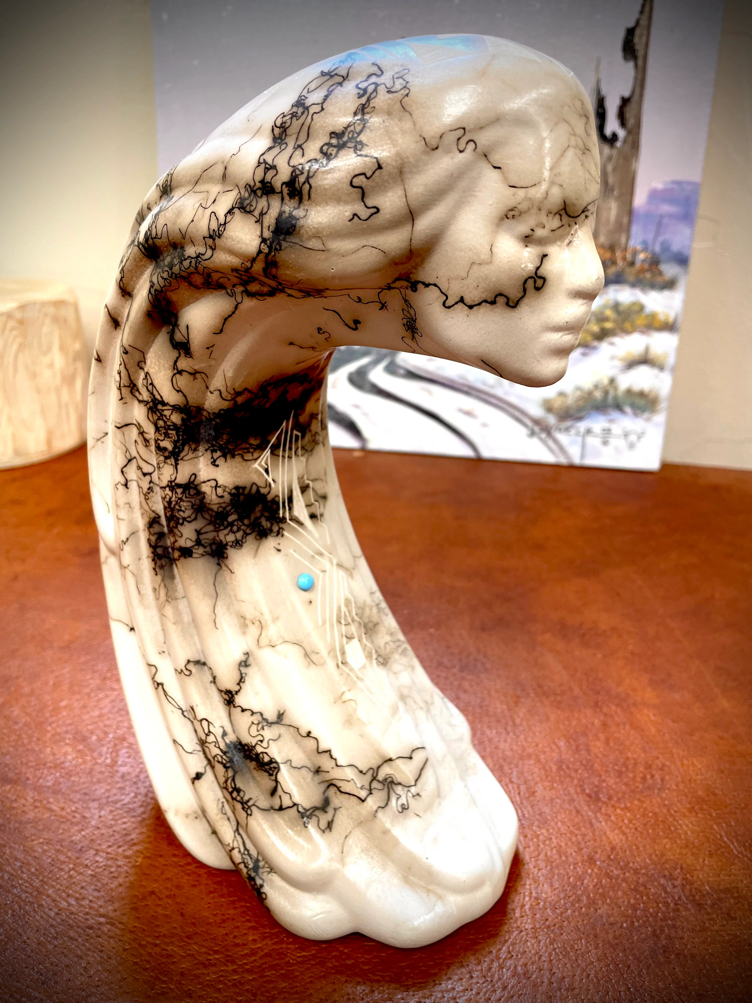 Wind Woman Horse Hair Pottery - Image 3