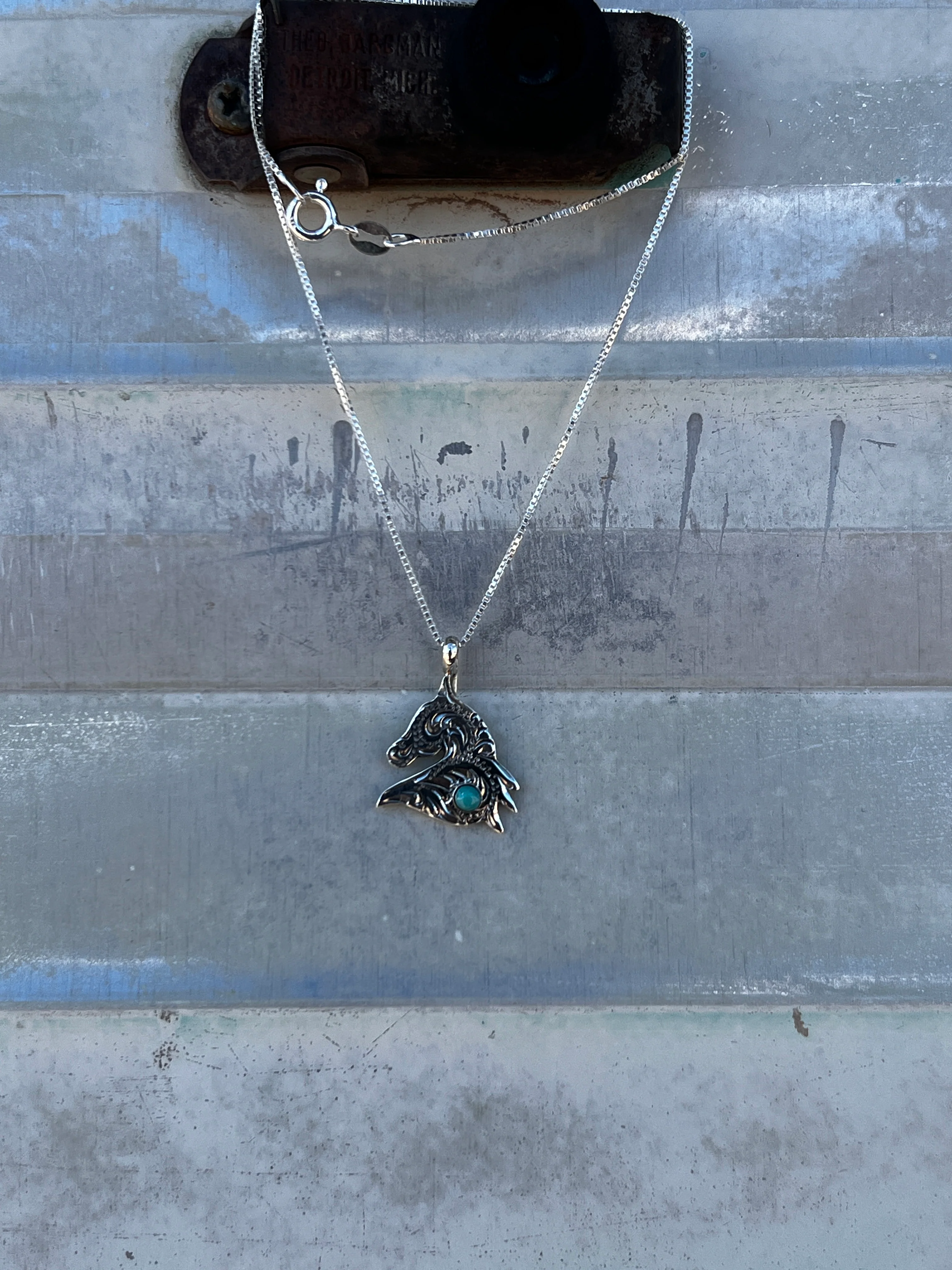 Yee Yee Engraved Horse Pendant - Image 3