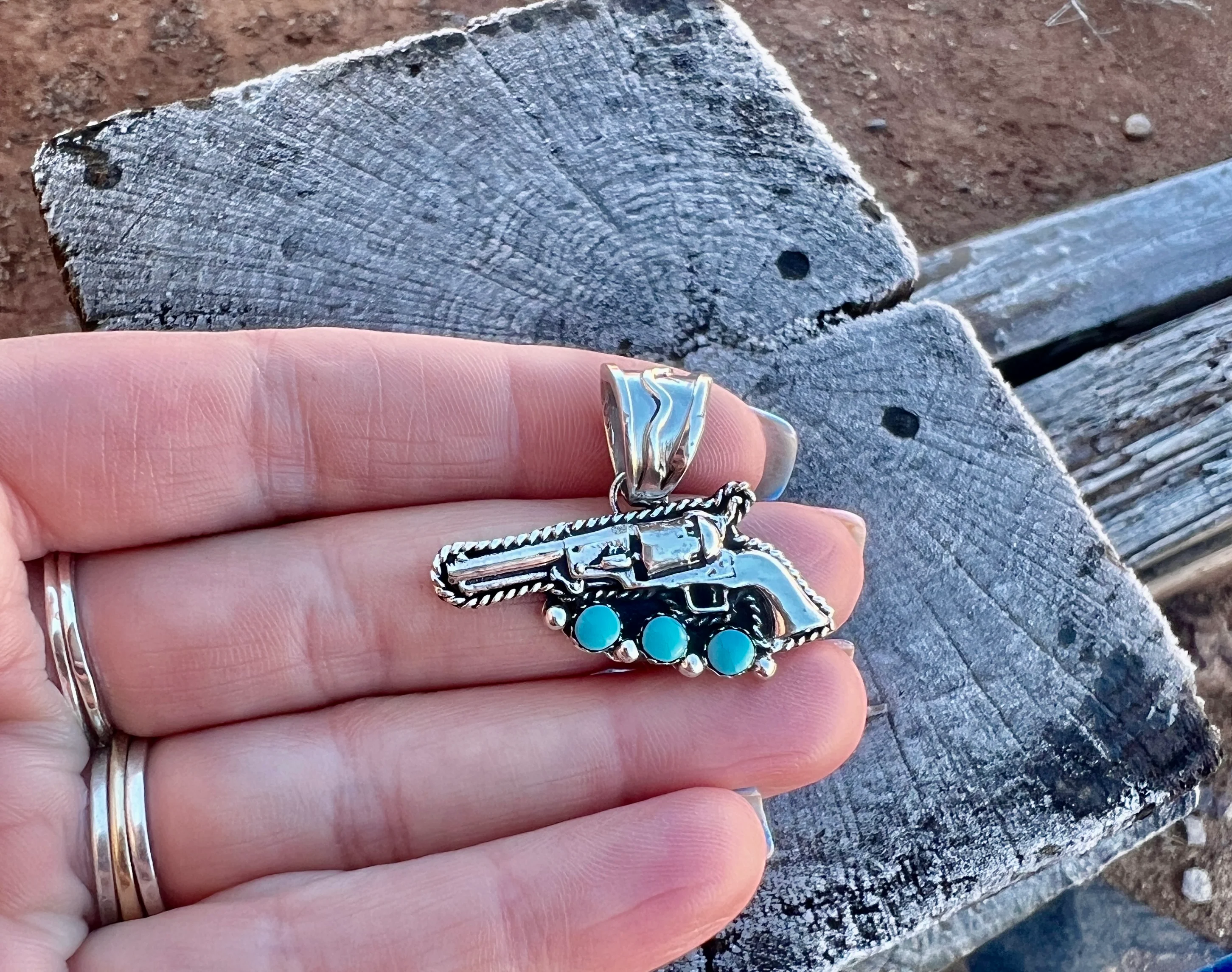 YEEYEE BANGIN' Pistol Pendant - Image 3