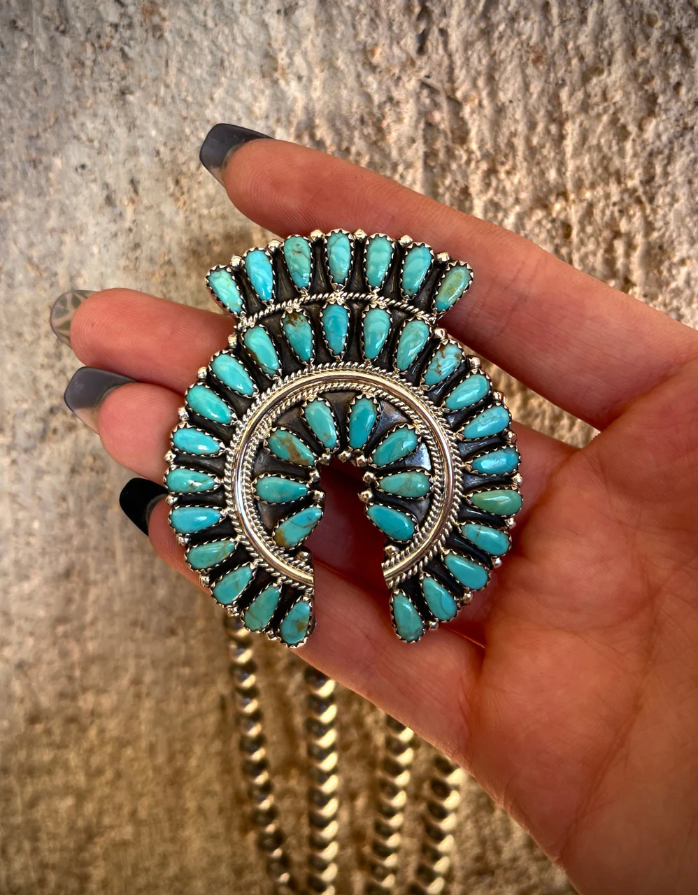Zeita Begay Naja Choker Necklace - Image 5