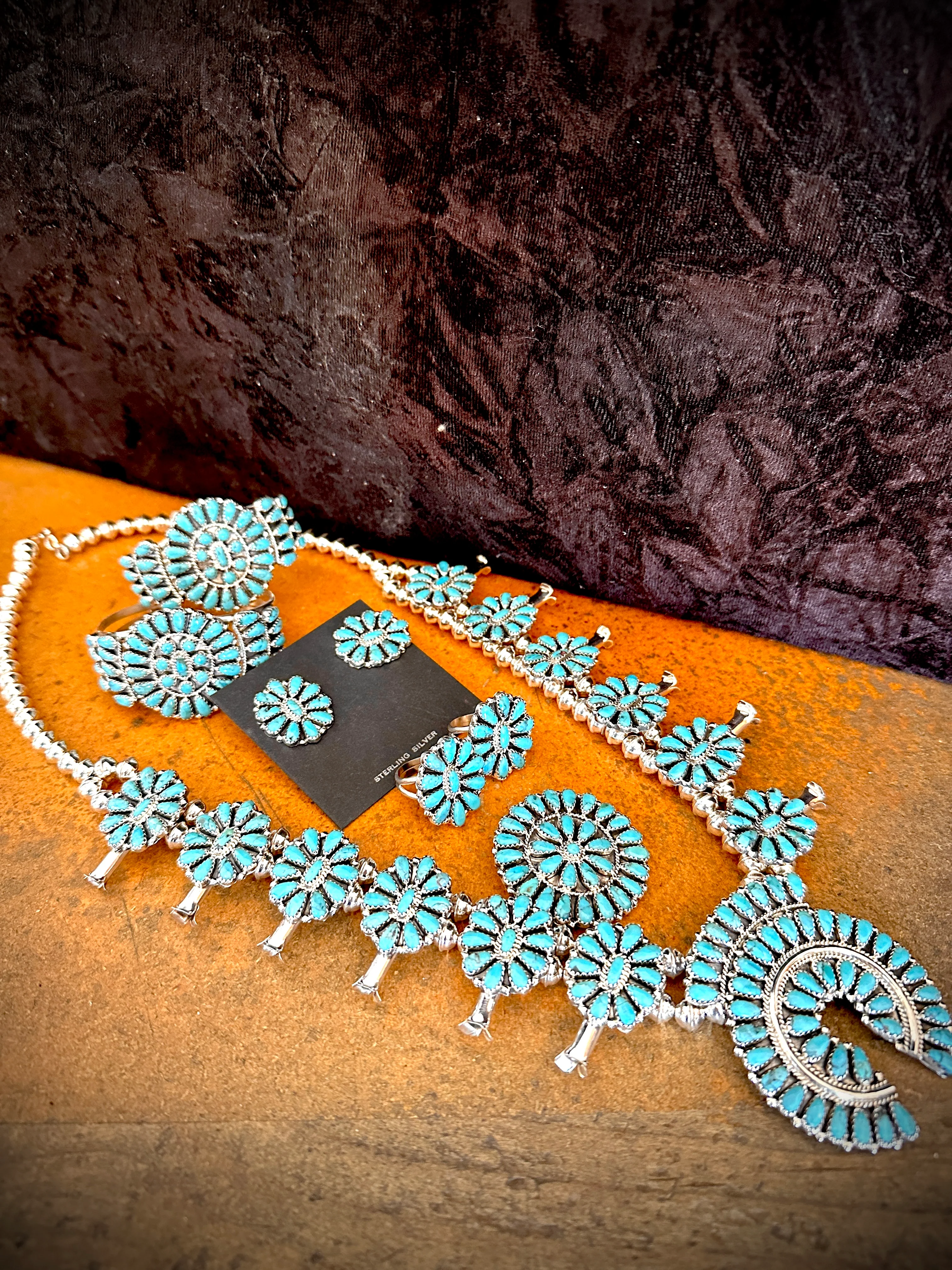Zeita Begay Squash Blossom Set - Image 2