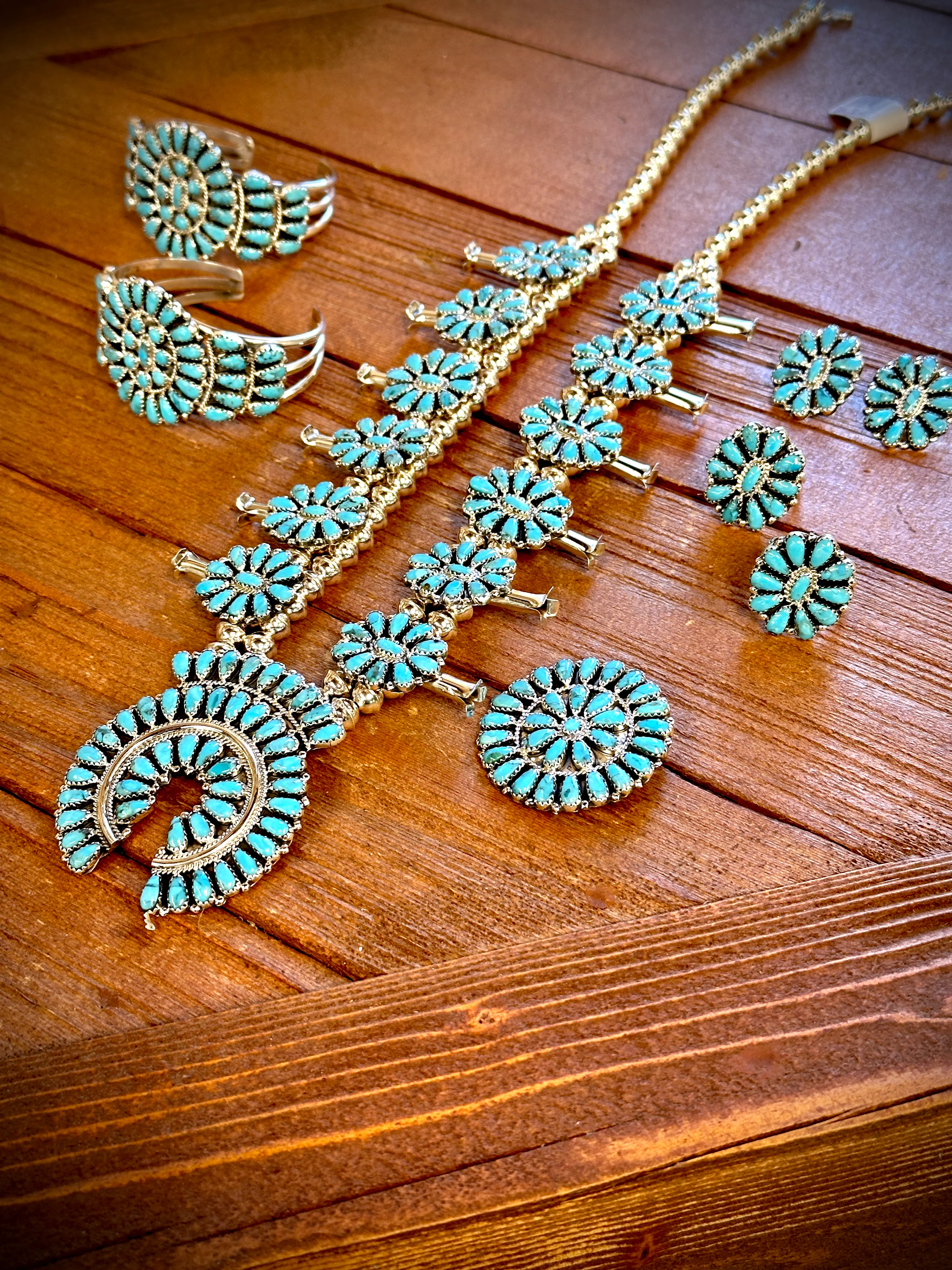 Zeita Begay Squash Blossom Set - Image 3