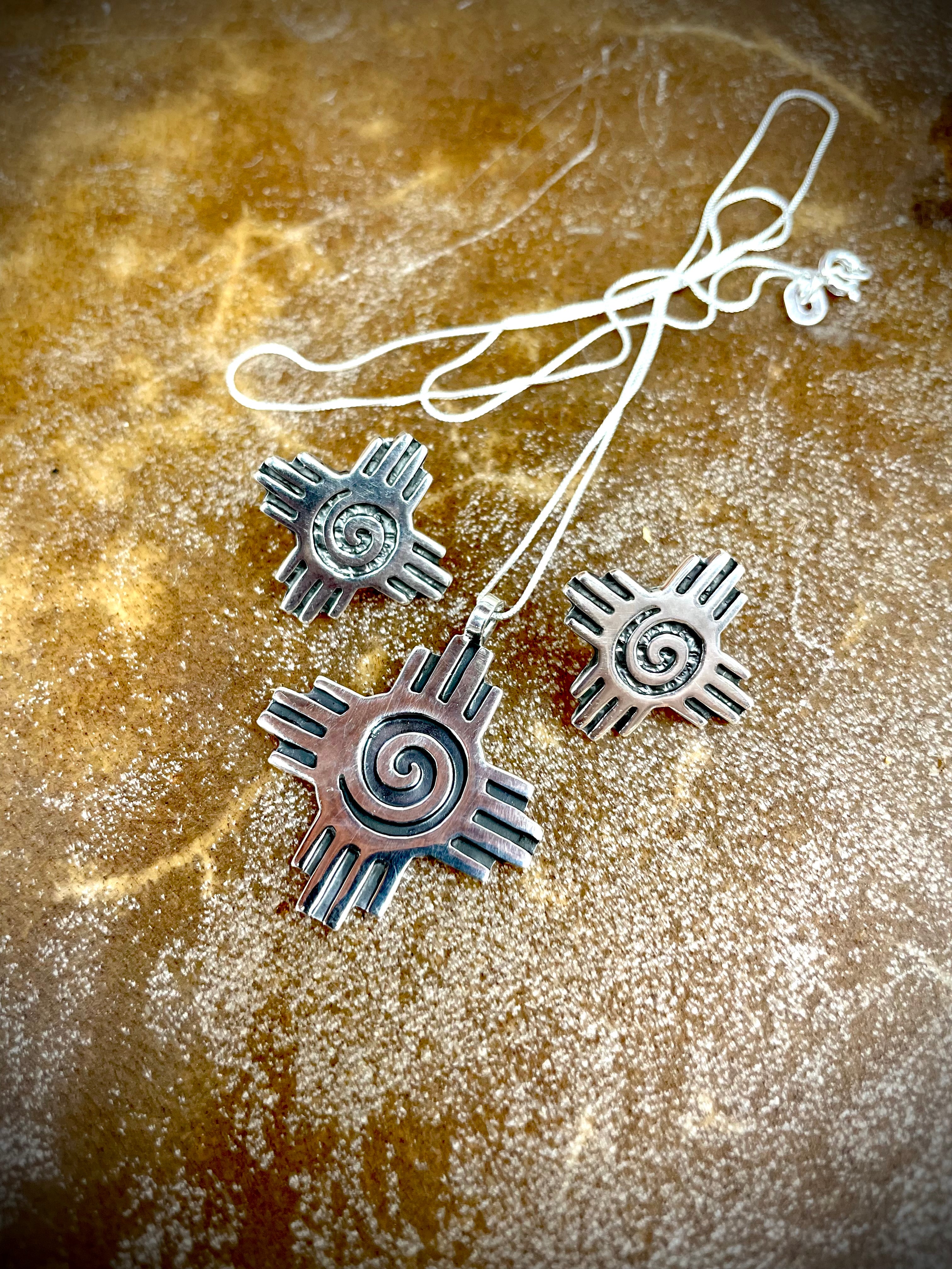 Zia Pendant and Earring Set - Image 4