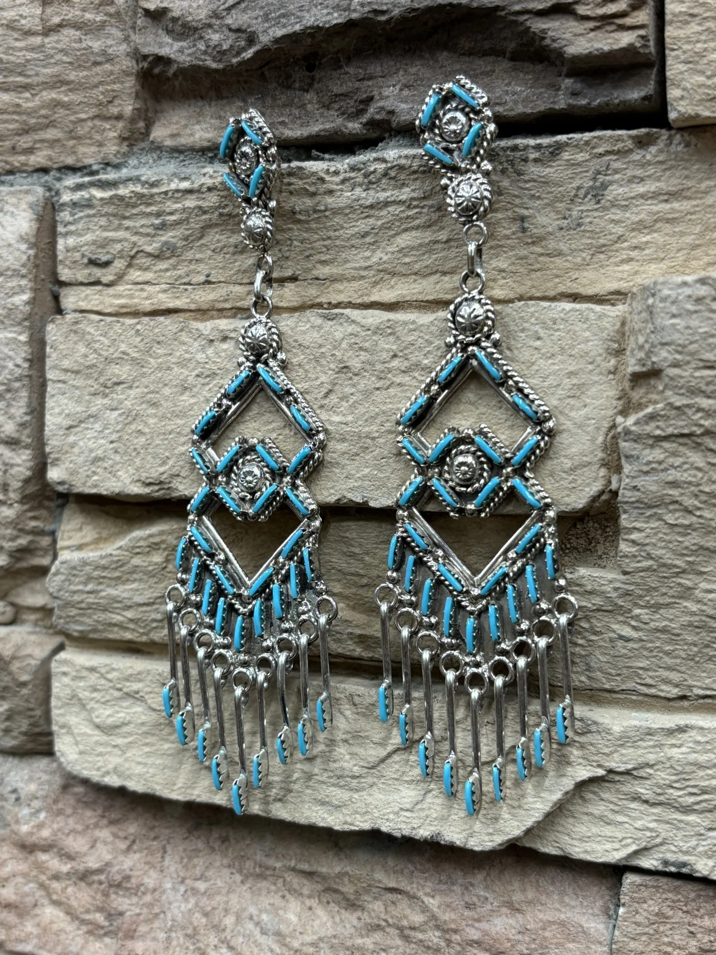 Zuni Chandelier Earring - Image 2