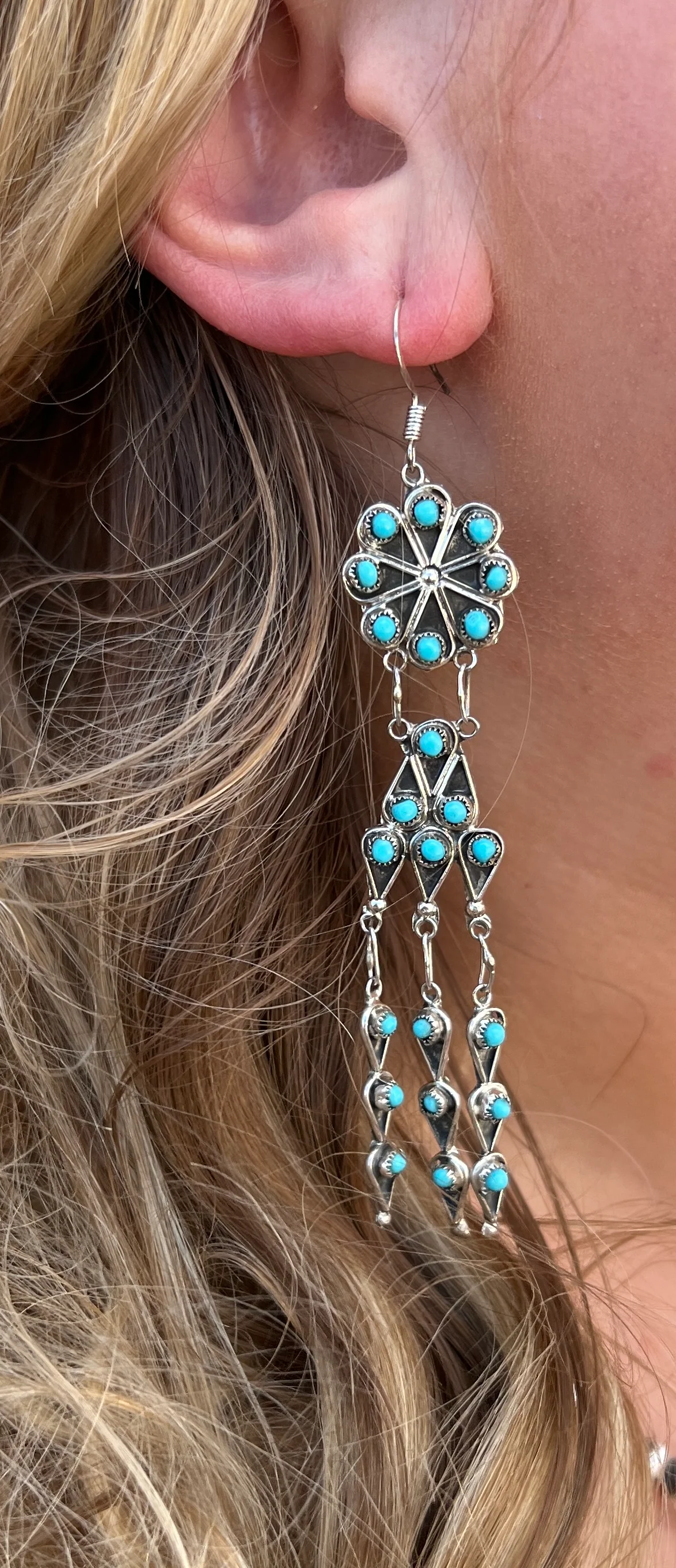 Zuni Chandelier Earrings - Image 3