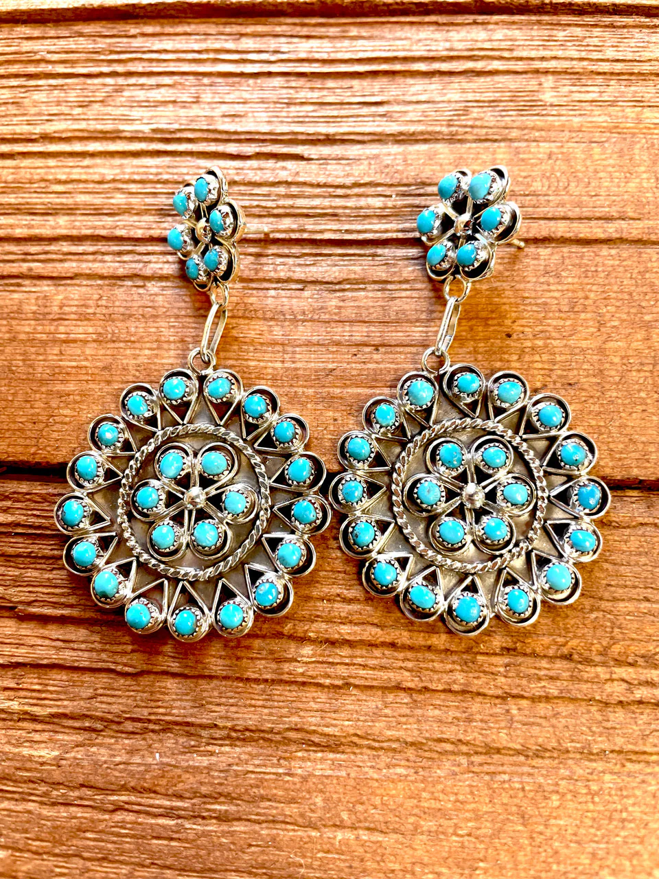 Zuni Cluster Earrings - Image 2