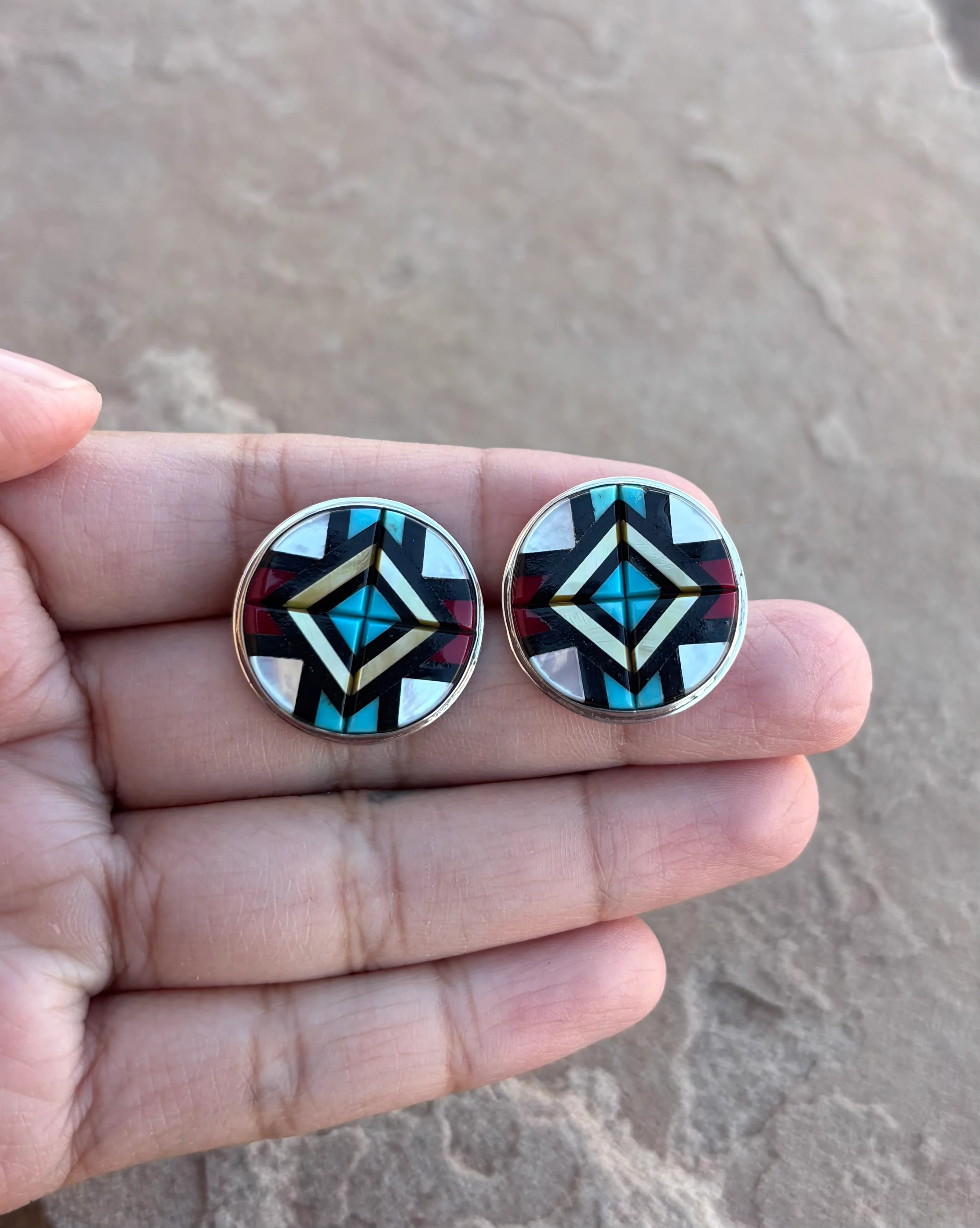 Zuni Cross Stud - Image 2