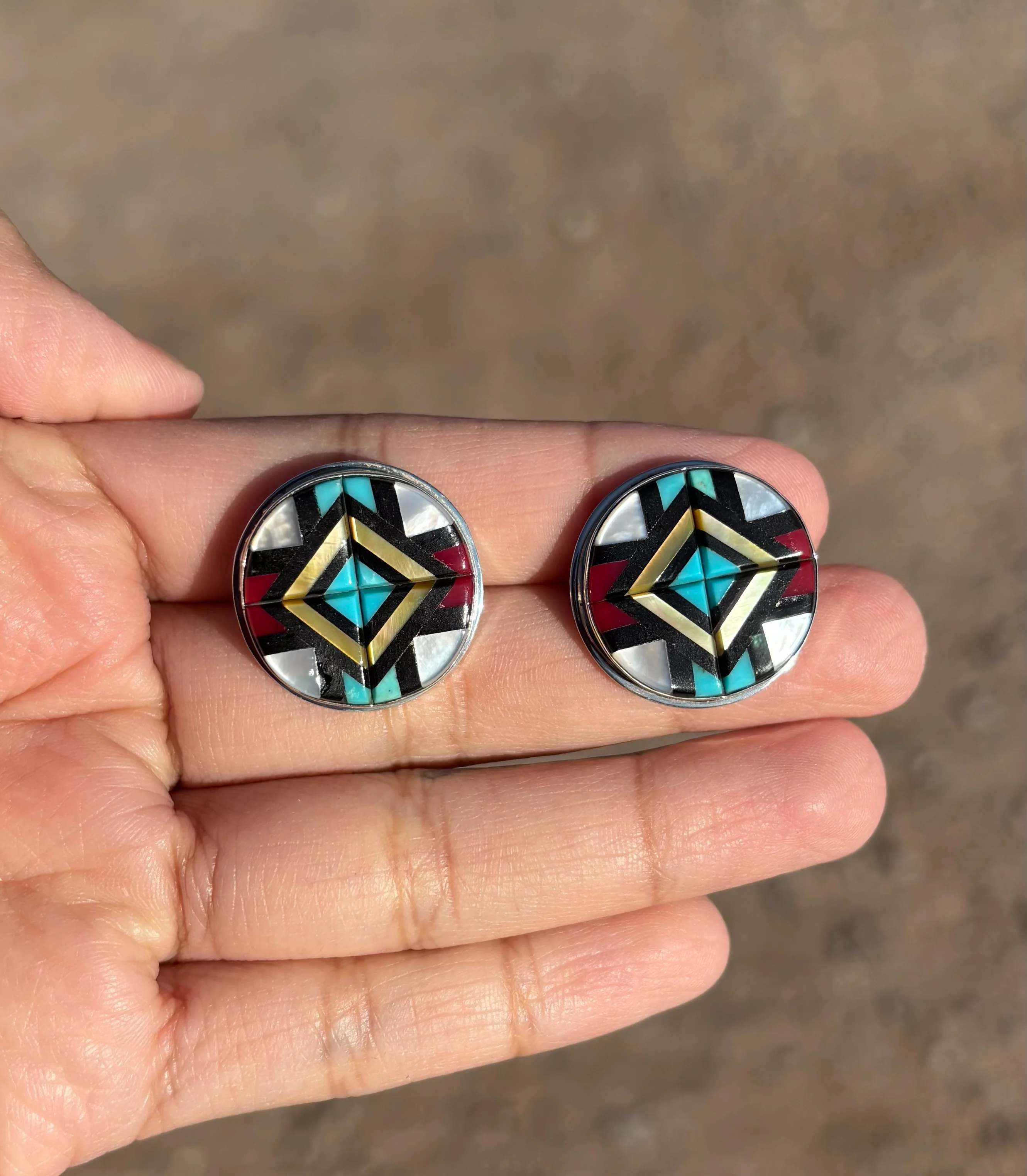 Zuni Cross Stud - Image 3