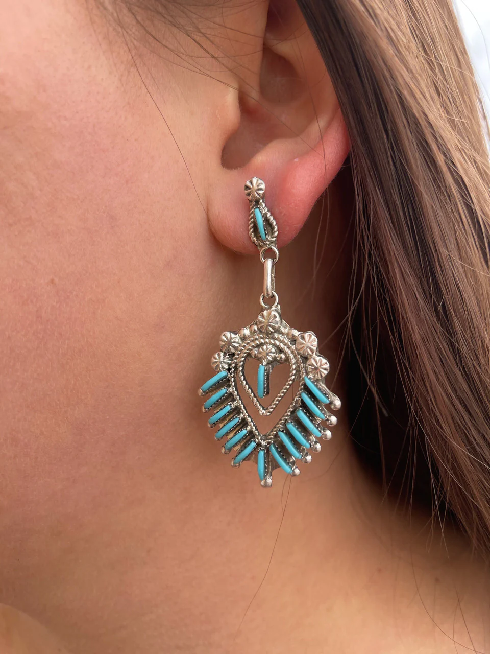 ZUNI FAN CHANDELIER EARRING - Image 3