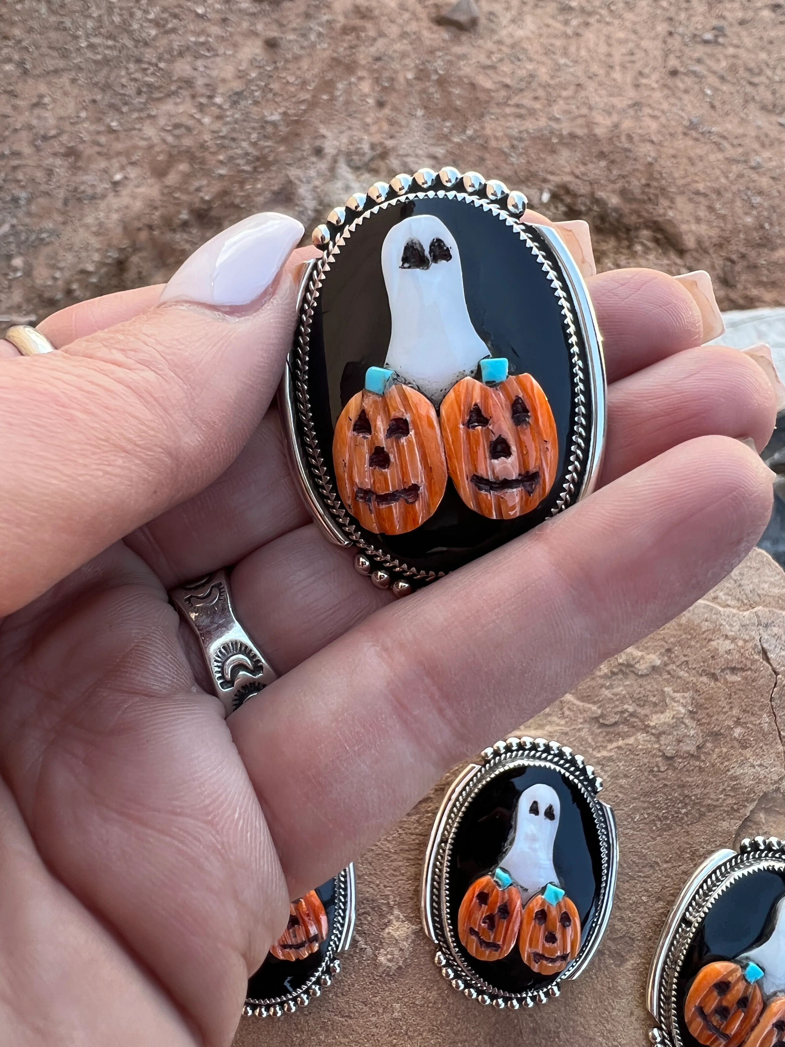 Zuni Halloween Pendants/Pins - Image 10