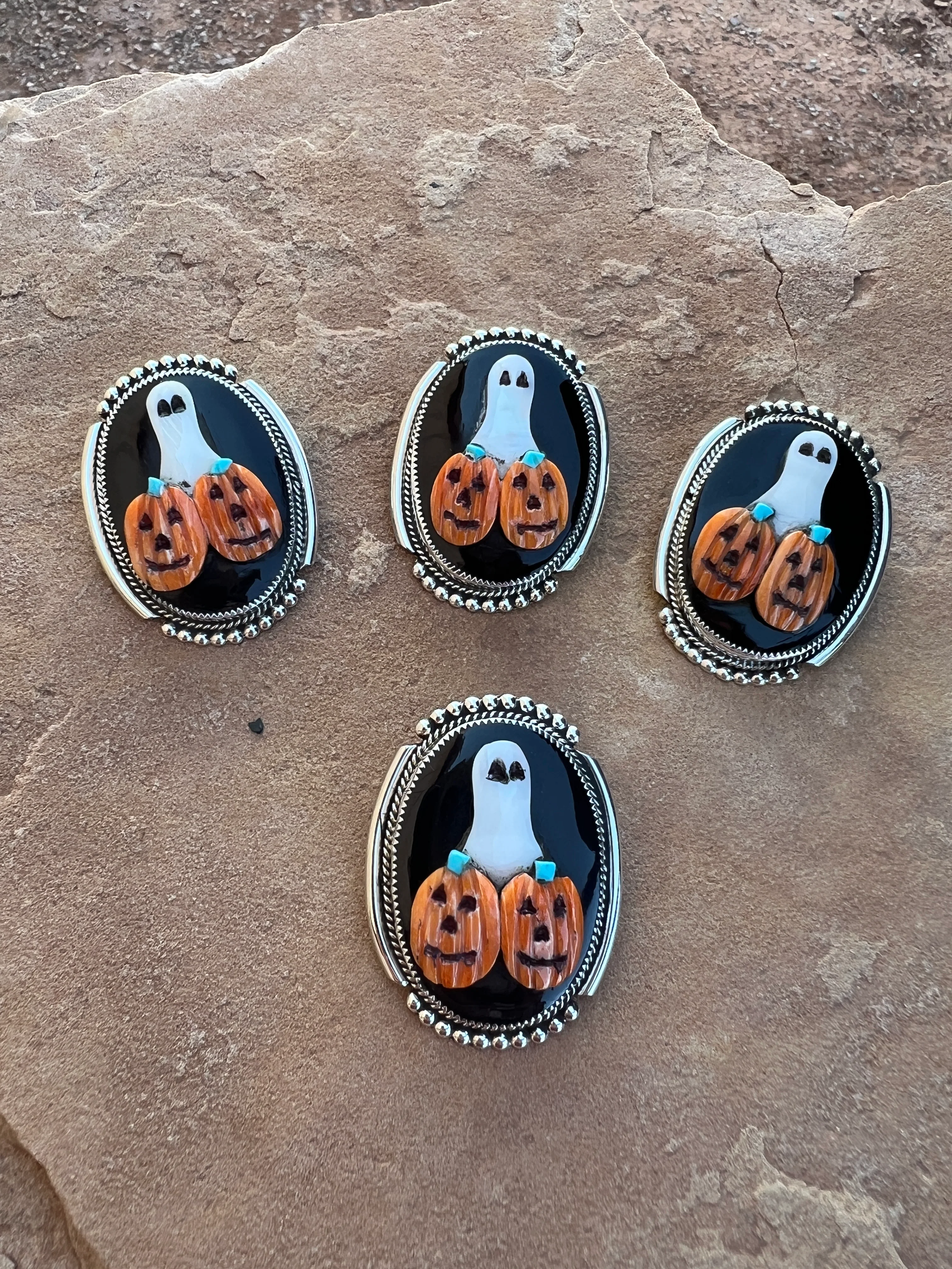 Zuni Halloween Pendants/Pins - Image 11