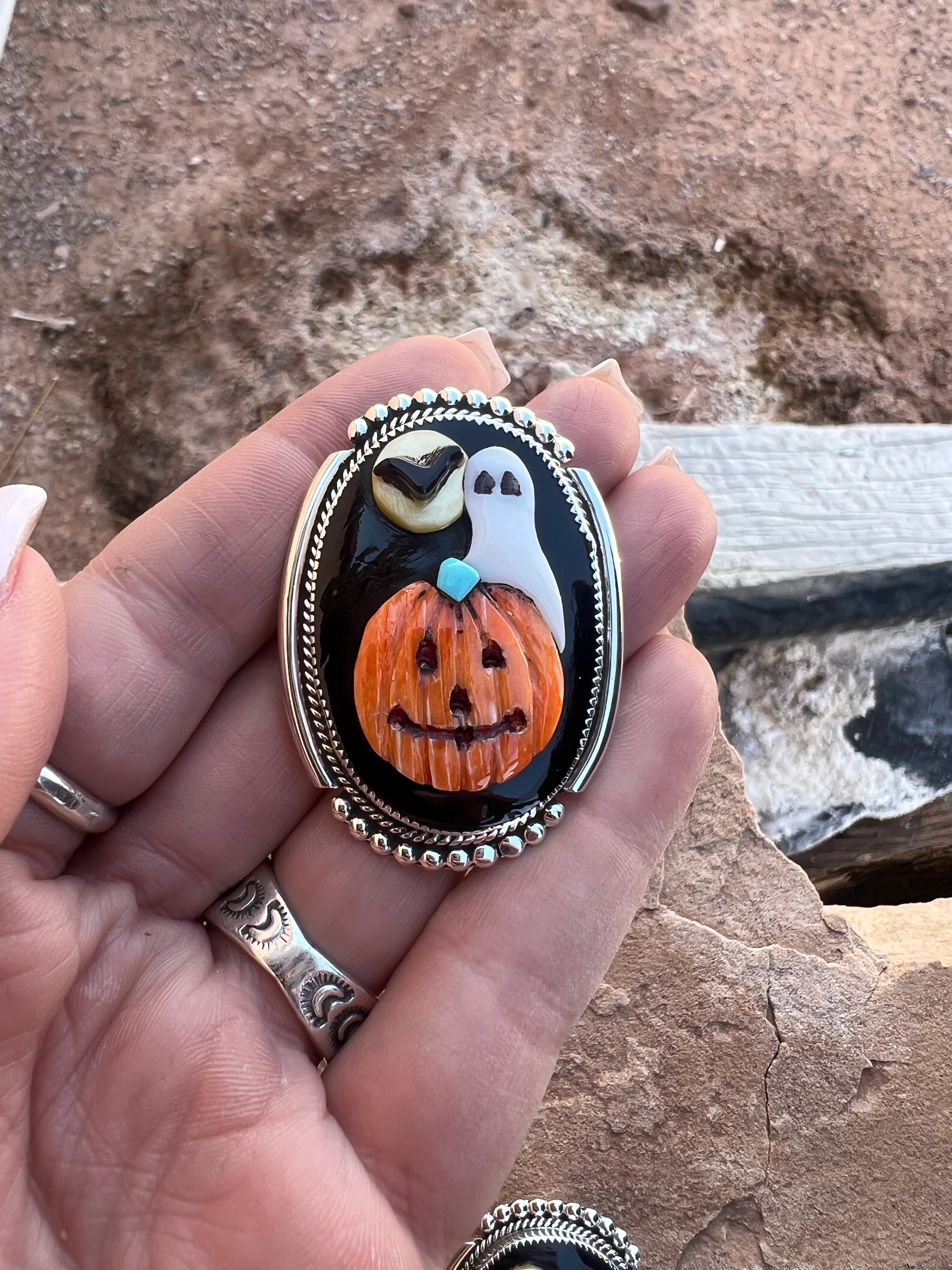 Zuni Halloween Pendants/Pins - Image 15