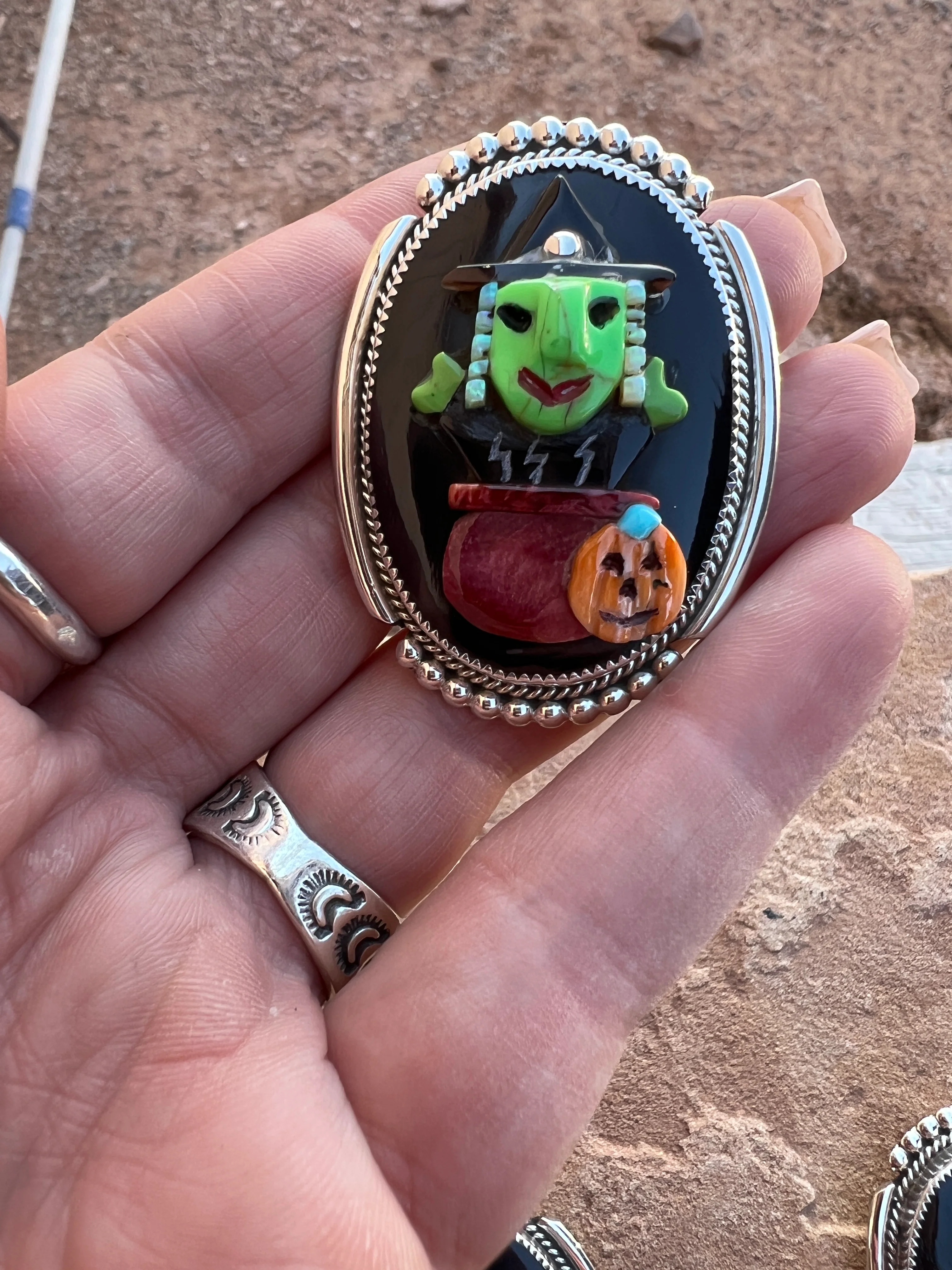 Zuni Halloween Pendants/Pins - Image 3