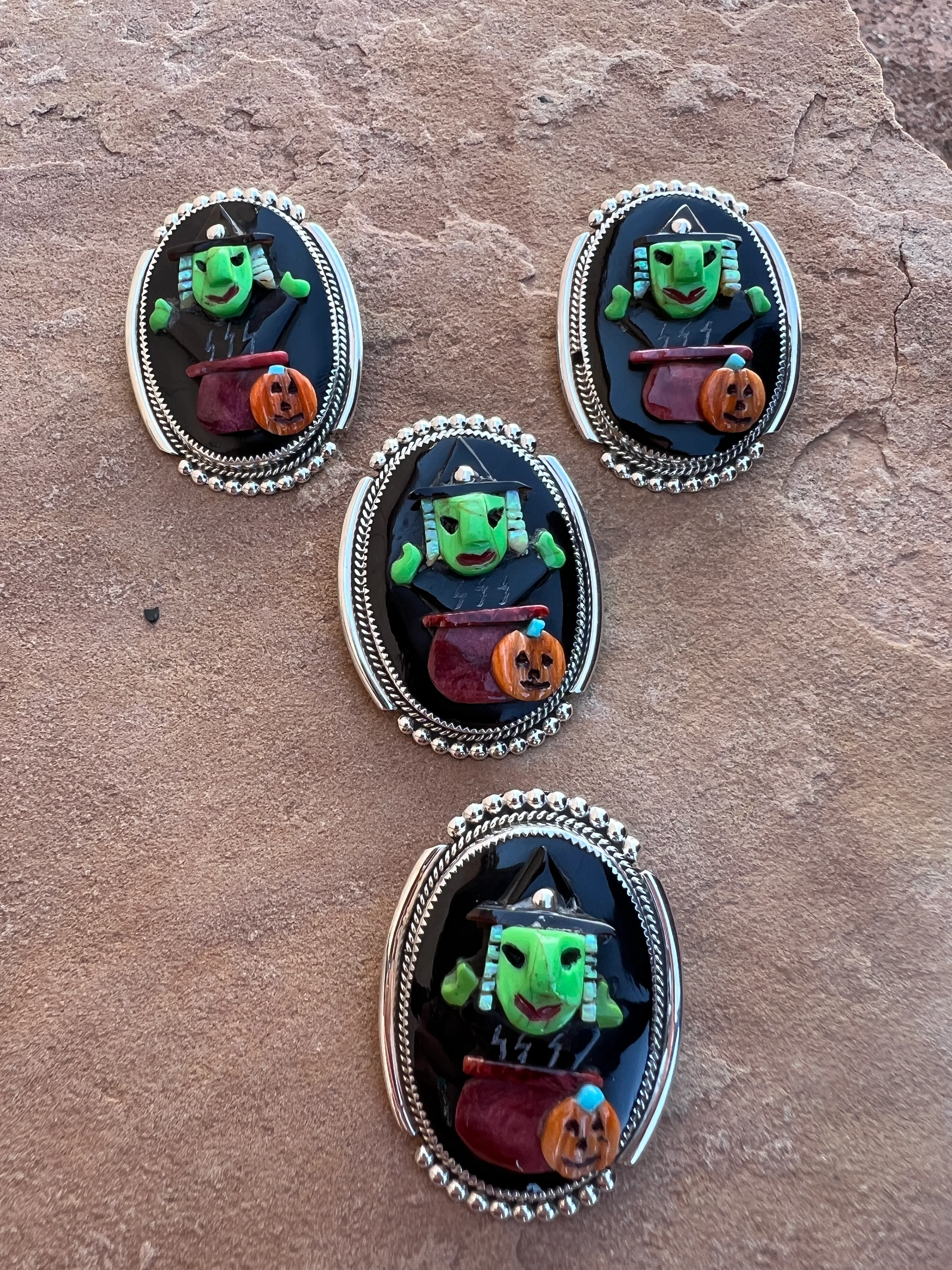 Zuni Halloween Pendants/Pins - Image 4