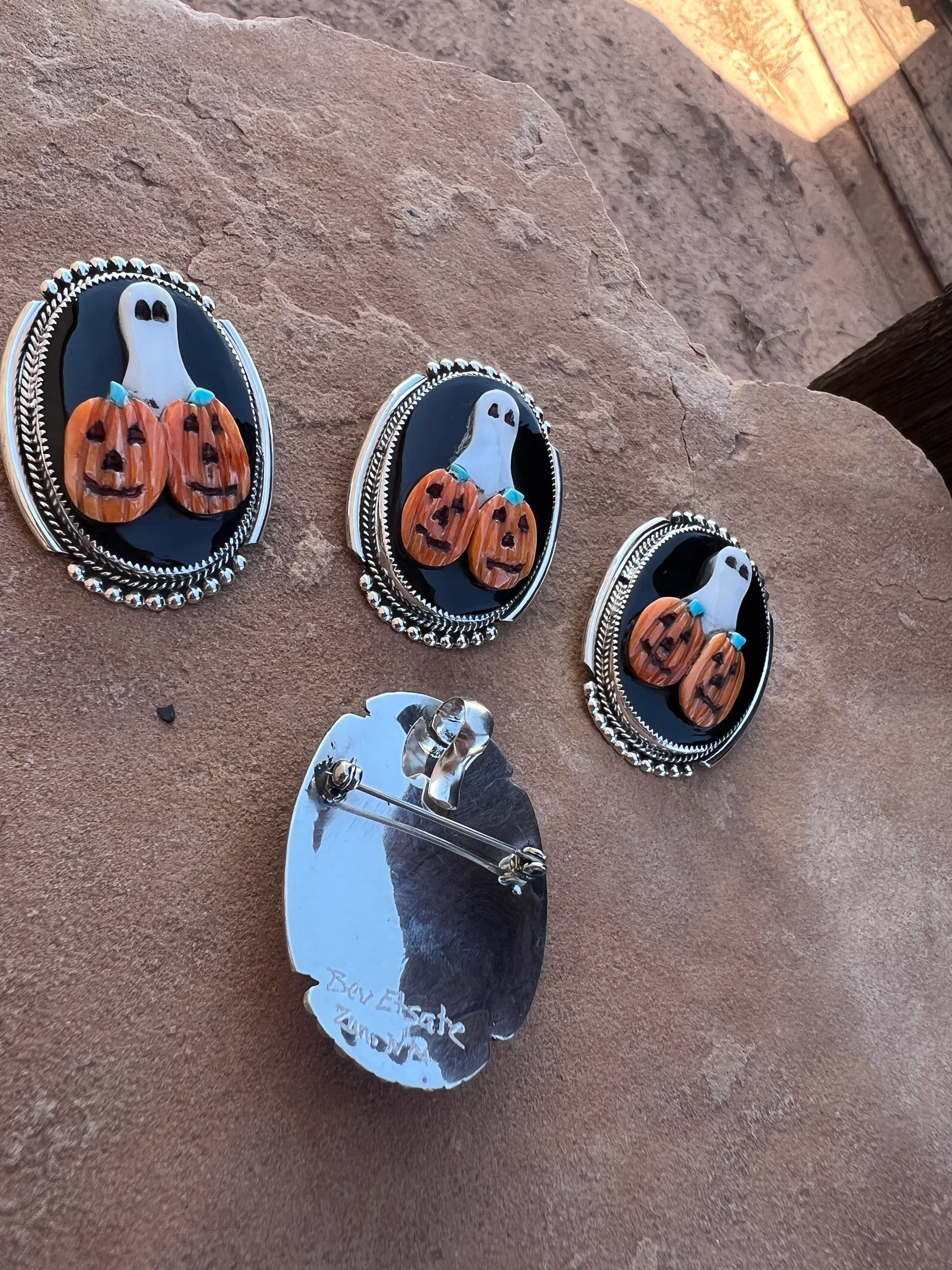Zuni Halloween Pendants/Pins - Image 8