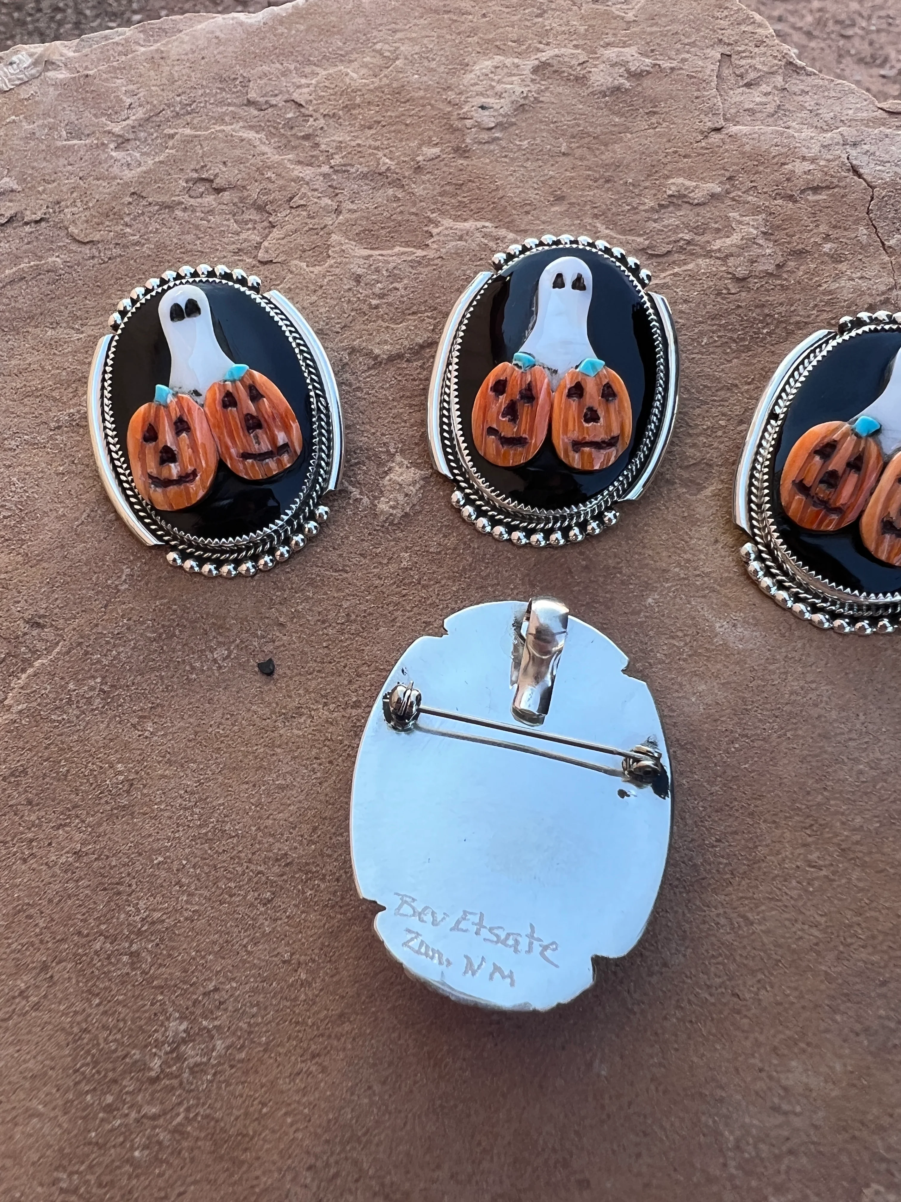 Zuni Halloween Pendants/Pins - Image 9