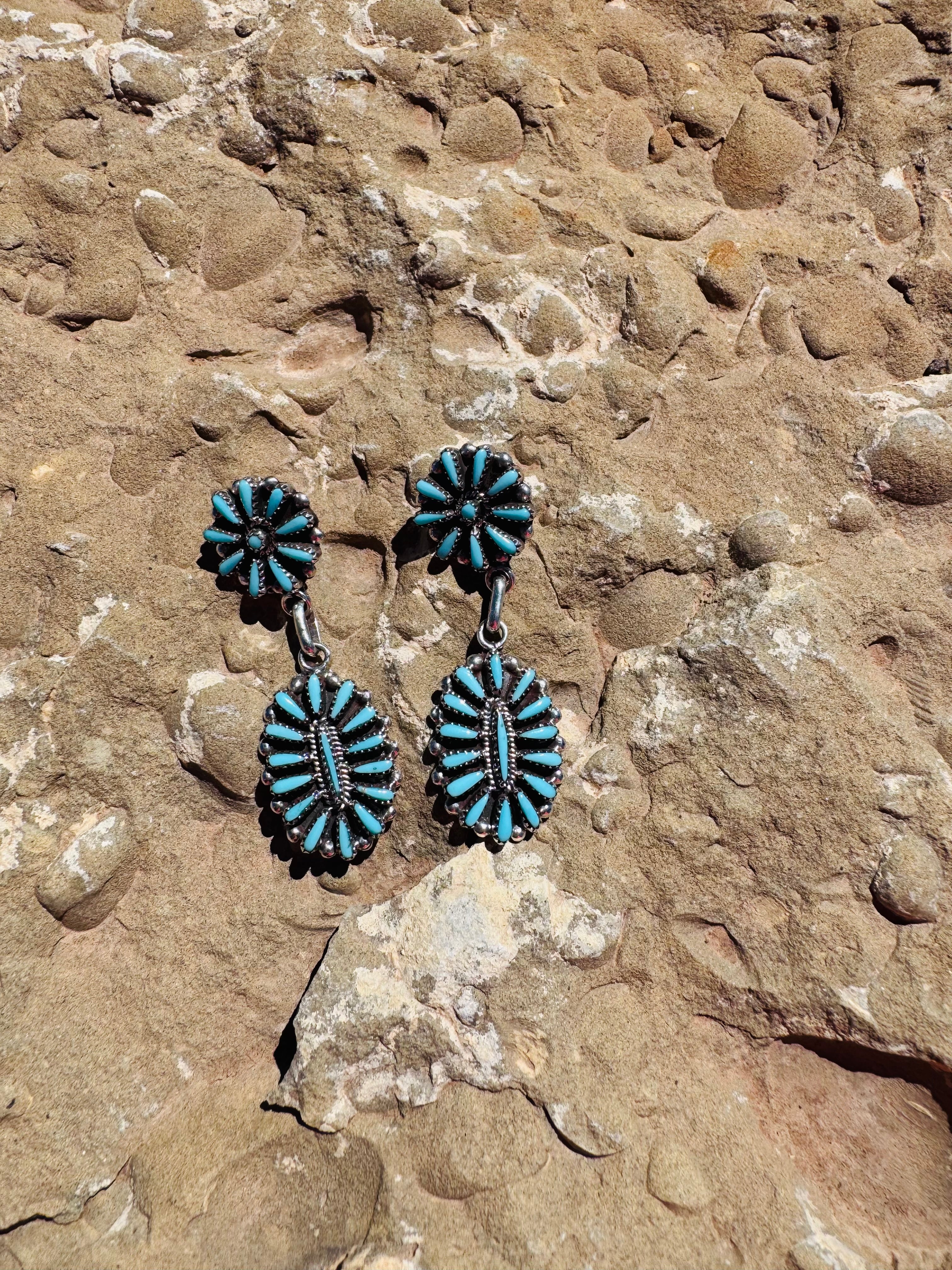 Zuni Sky Drop Earrings - Image 3